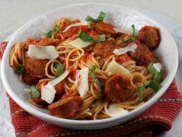 spaghetti with sausage